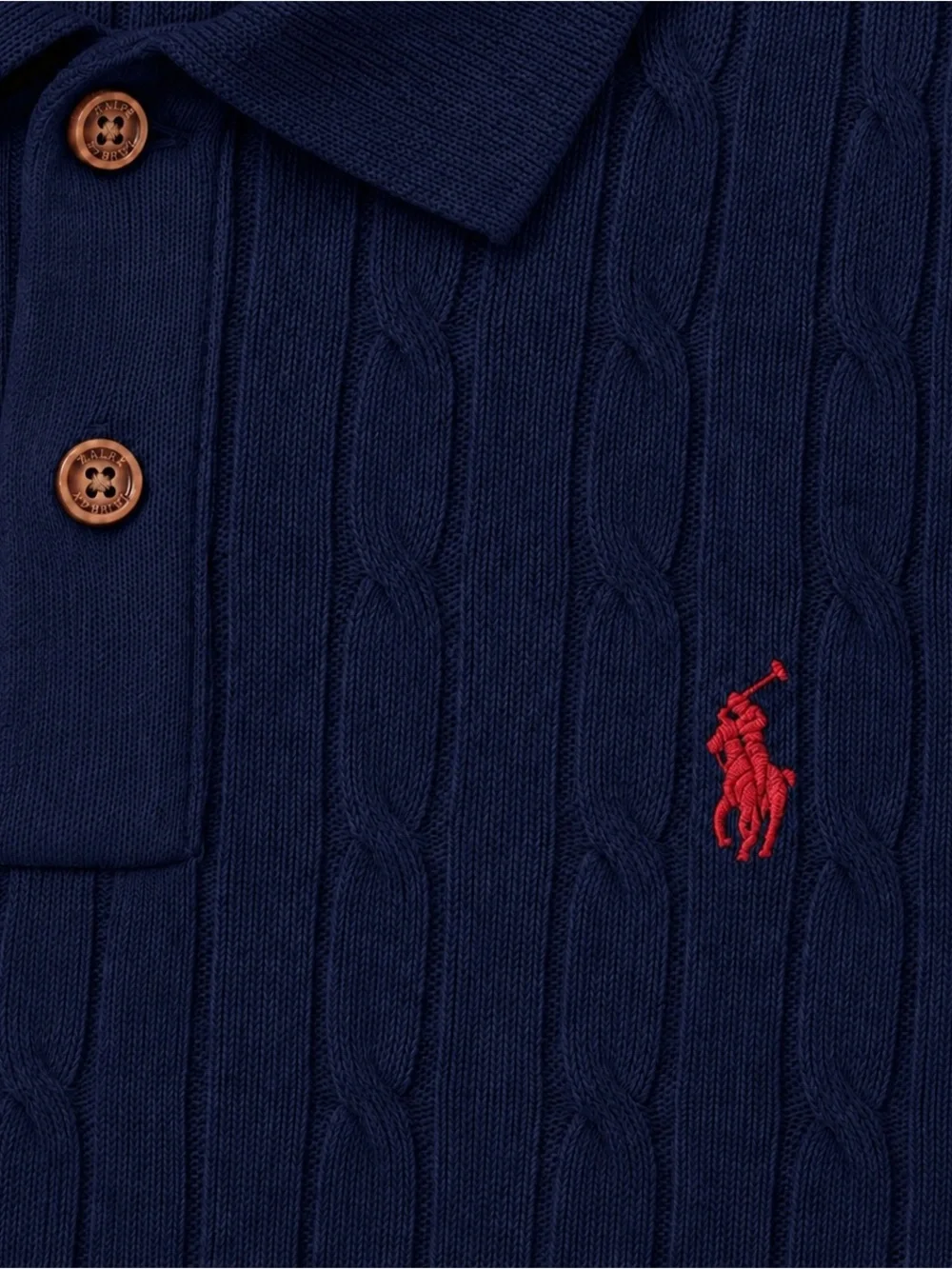 Ralph Lauren navy cable